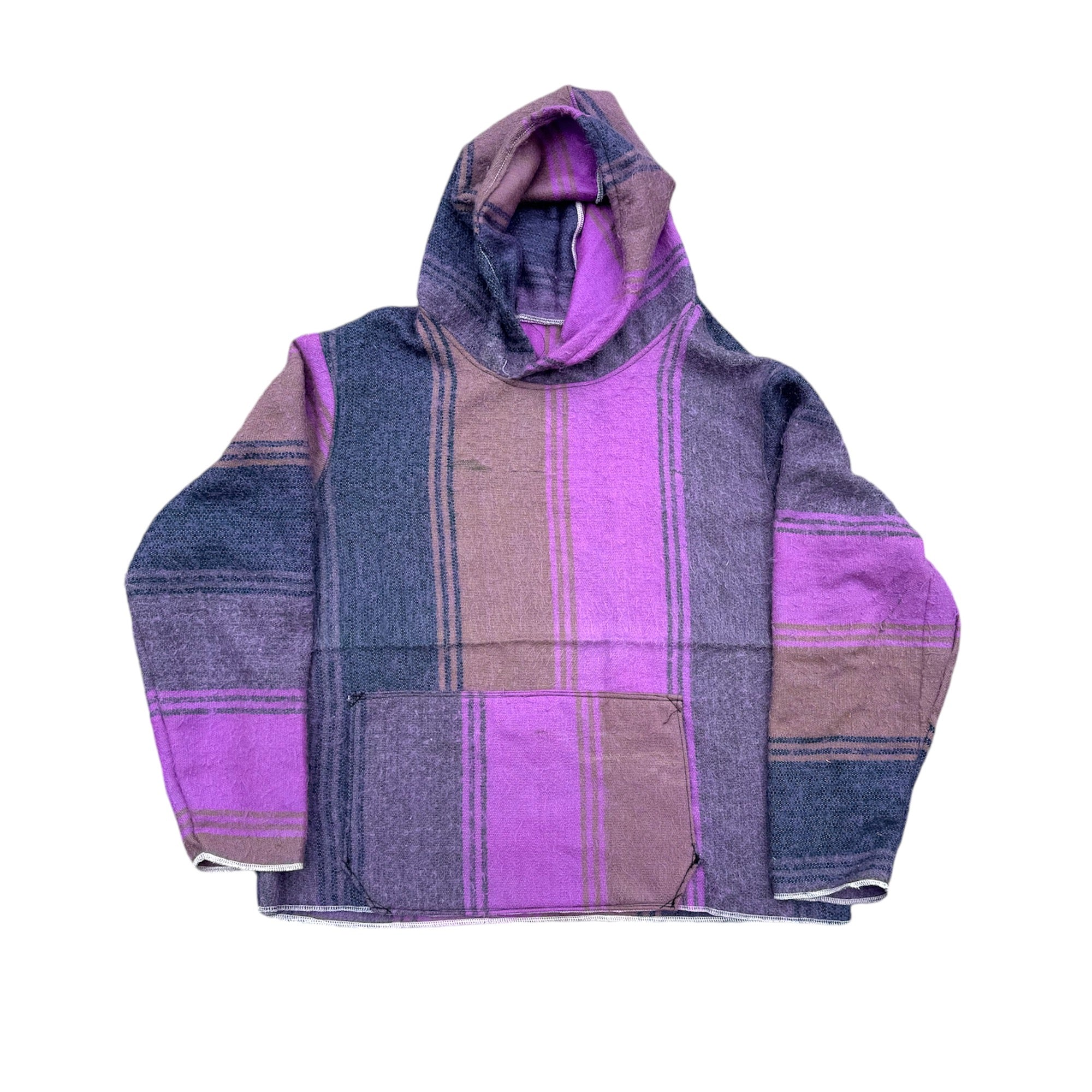 Purple flannel hoodie