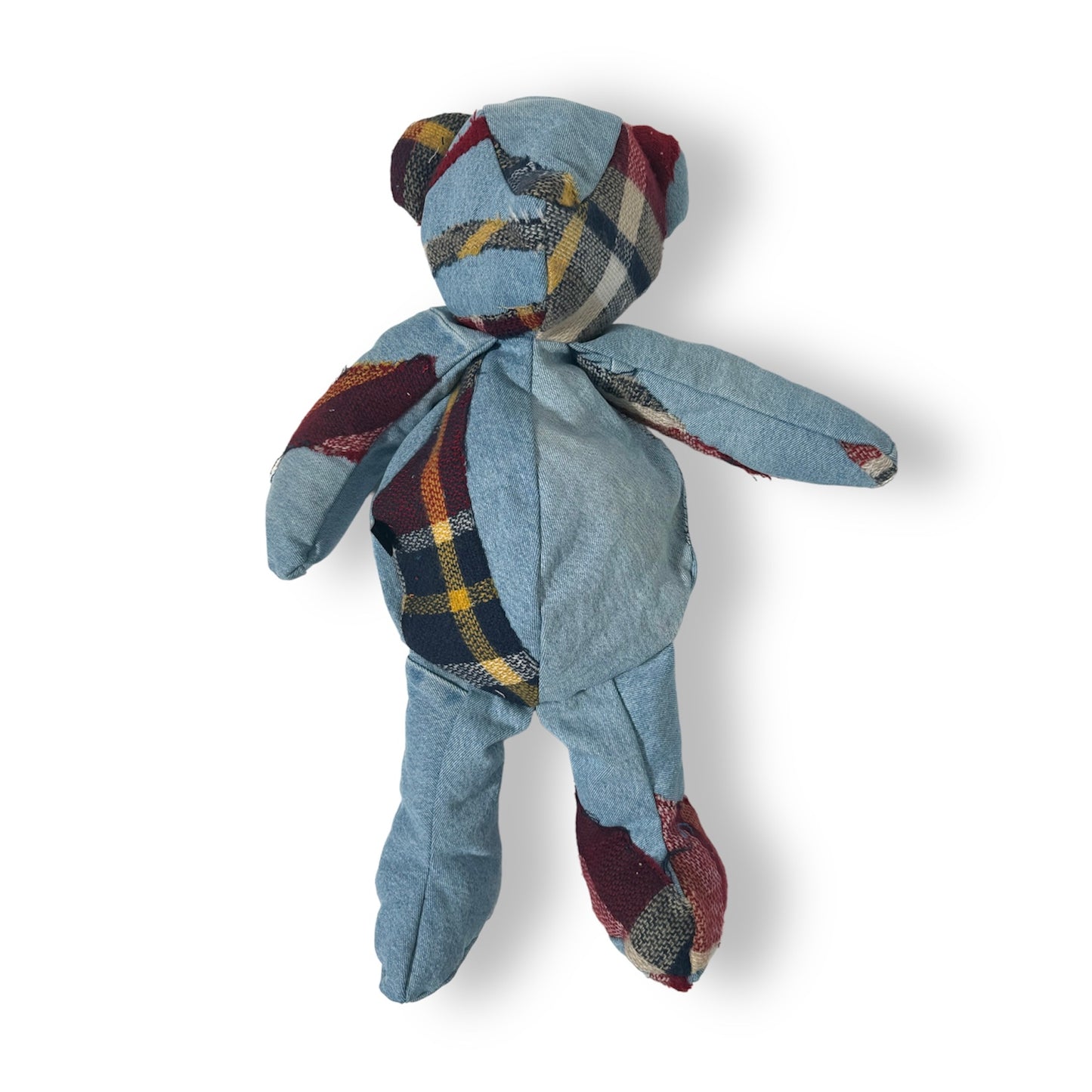 Flannel/Denim bear bag